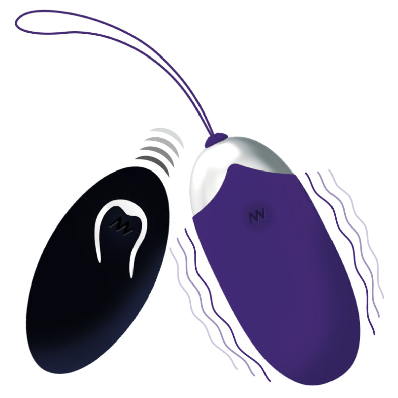 INTENSE FLIPPY II VIBRANTE OVO COM CONTROLE REMOTO ROXO