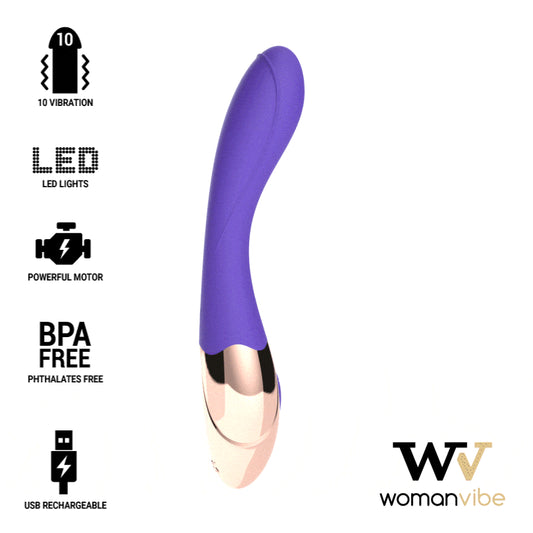 WOMANVIBE SUNNY SILICONE VIBRADOR RECARREGaVEL