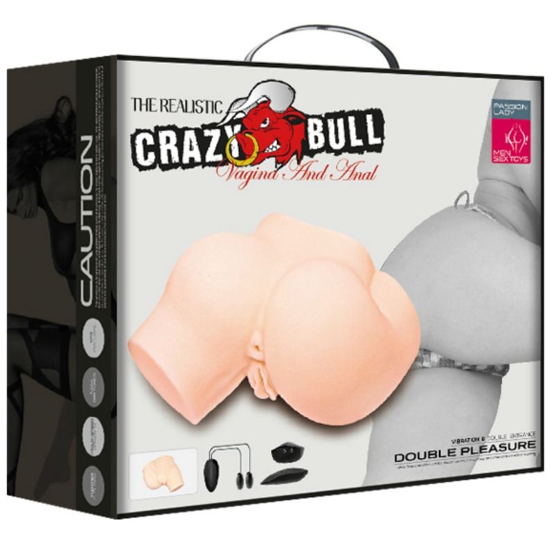 CRAZY BULL aNUS E VAGINA REALISTAS COM VIBRAyaO DOBRO PRAZER