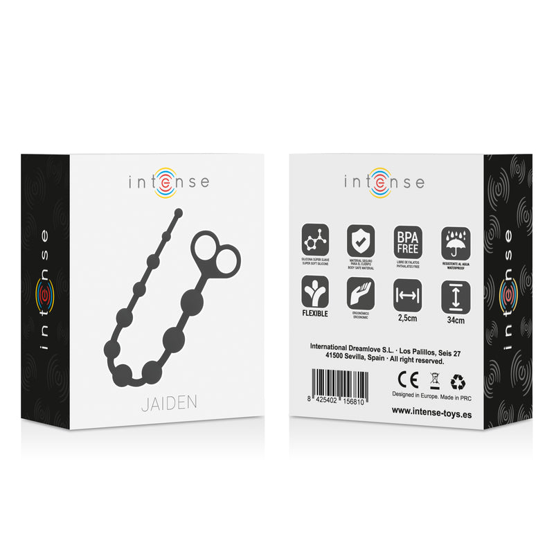 INTENSO JAIDEN ANAL BEADS PRETO