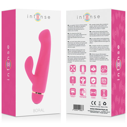 BORAL INTENSO 20 VELOCIDADES SILICONE ROSA