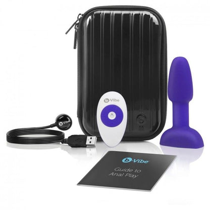 B VIBE RIMMING CONTROL REMOTO ANAL PLUG PETITE LILA