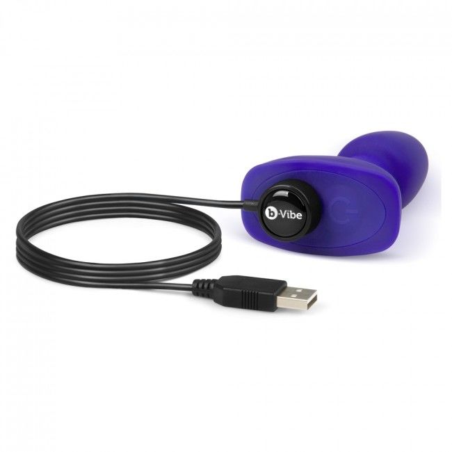 B VIBE RIMMING CONTROL REMOTO ANAL PLUG PETITE LILA