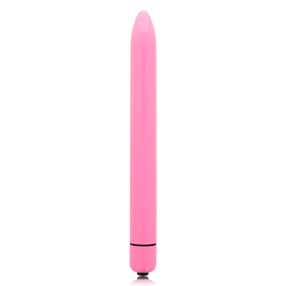 GLOSSY SLIM VIBRADOR ROSA INTENSO