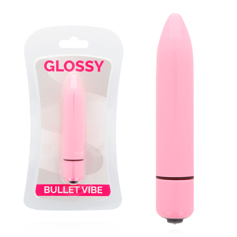 GLOSSY THIN VIBRADOR ROSA INTENSO