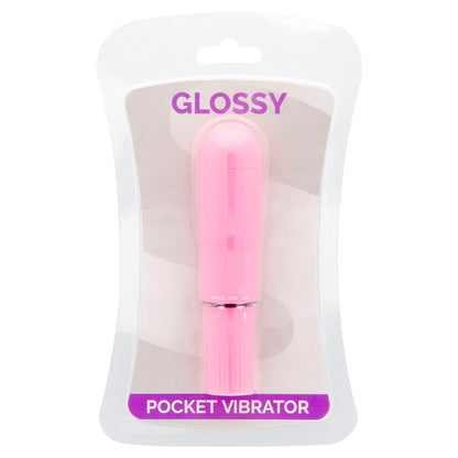 GLOSSY POCKET VIBRADOR ROSA INTENSO