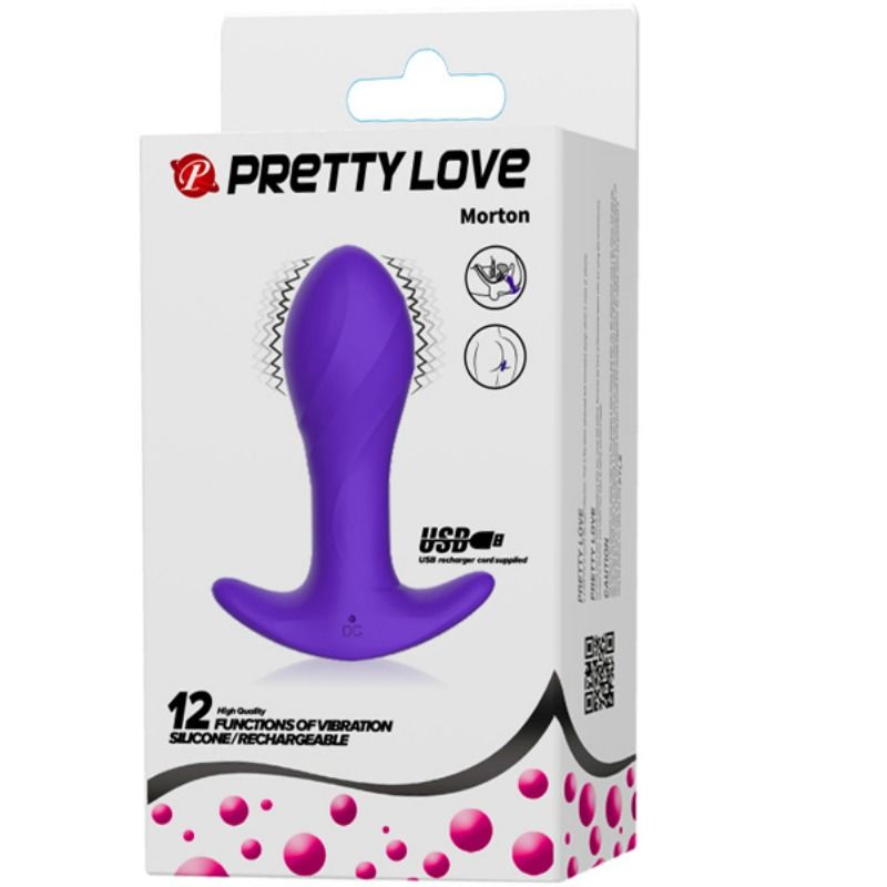 PRETTY LOVE VIBRADOR ANAL LILA