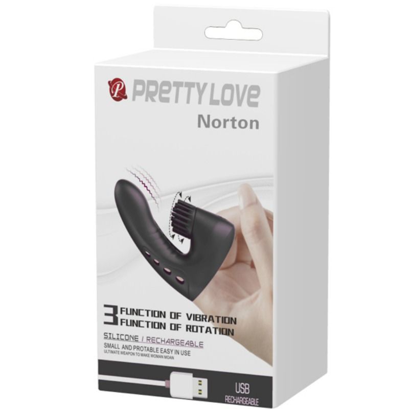 PRETTY LOVE NORTON DEDAL CON VIBRACIoN ROTACIoN