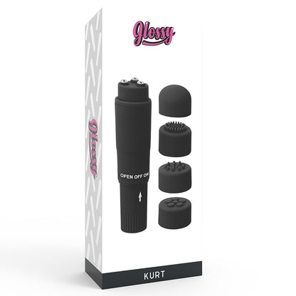 GLOSSY POCKET KURT MASAJEADOR NEGRO