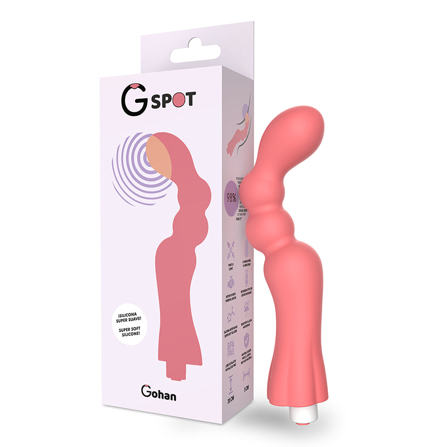 G SPOT GOHAN G SPOT VIBRADOR LUZ VERMELHA