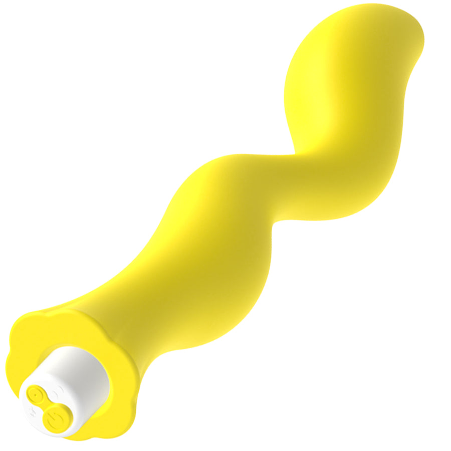 PONTO G GAVYN VIBRADOR PONTO G AMARELO