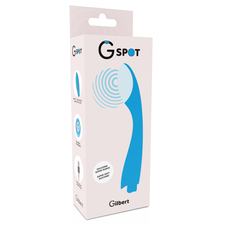 VIBRADOR G SPOT G SPOT GYLBERT AZUL TURQUESA