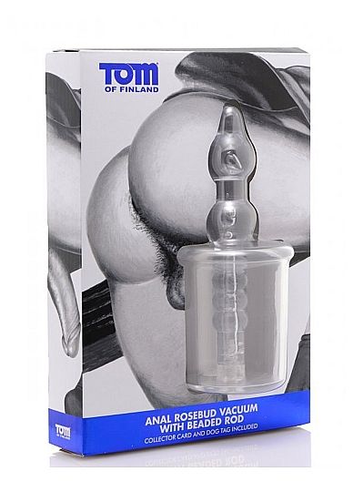 TOM OF FINLAND ANAL ROSEBUD VaCUO COM BORDO TRANSPARENTE