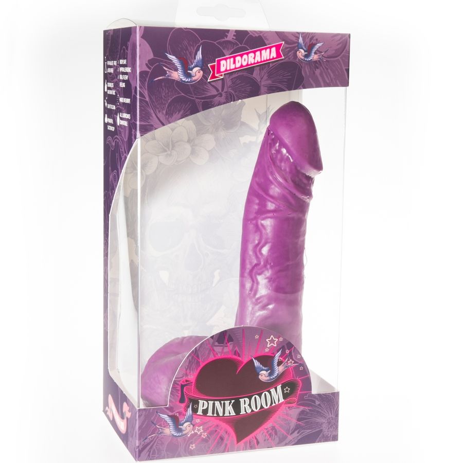 PINK ROOM EBAN REALISTIC DILDO PURPLE 19 CM