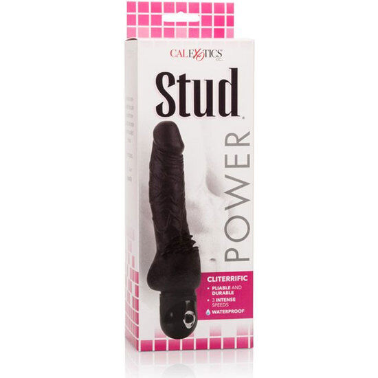 CALEX POWER STUD CLITERRIFIC BLACK VIBRATOR