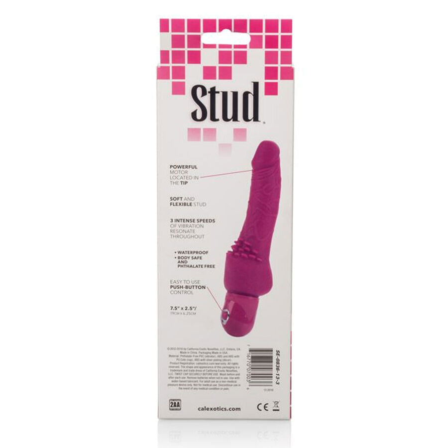 CALEX POWER STUD CLITERRIFIC PINK VIBRATOR