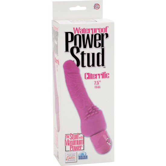 CALEX POWER STUD CLITERRIFIC PINK VIBRATOR