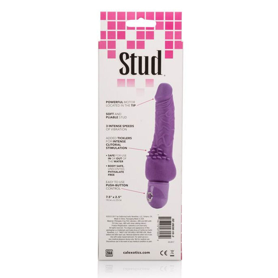 CALEX POWER STUD CLITERRIFIC PURPLE VIBRATOR