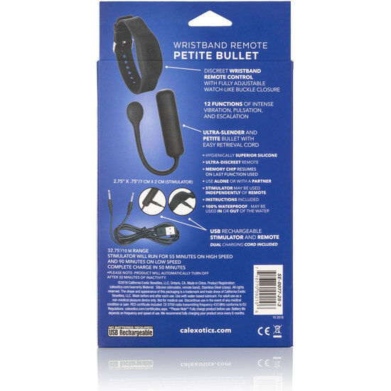 CALEX WRISTBAND REMOTE PETITE BULLET