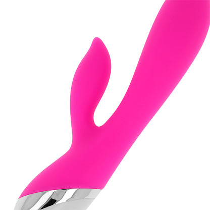 OHMAMA VIBRADOR CON RABBIT 10 MODOS DE VIBRACIoN 19 CM