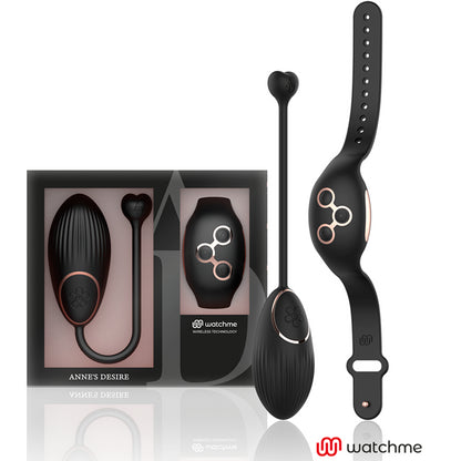 ANNE S DESIRE EGG WIRELESS TECHNOLOGY WATCHME BLACK GOLD