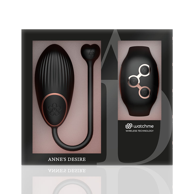 ANNE S DESIRE EGG WIRELESS TECHNOLOGY WATCHME BLACK GOLD