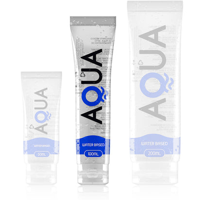 LUBRIFICANTE a BASE DE aGUA DE QUALIDADE AQUA 100ML