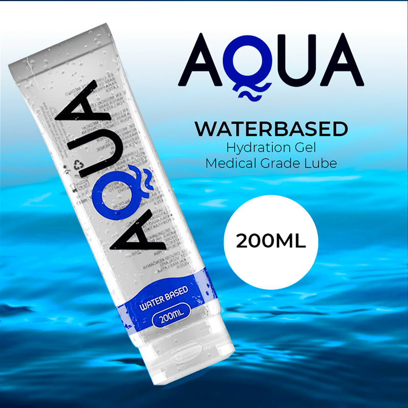 LUBRIFICANTE a BASE DE aGUA DE QUALIDADE AQUA 200ML