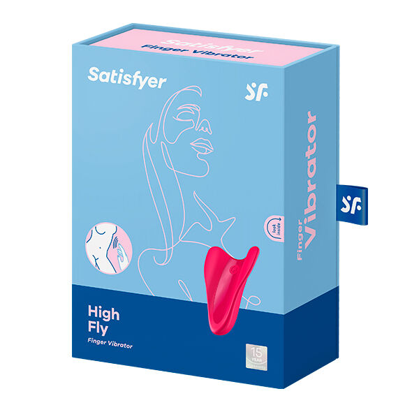 SATISFYER HIGH FLY FINGER VIBRATOR FUCHSIA