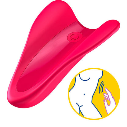 SATISFYER HIGH FLY FINGER VIBRATOR FUCHSIA