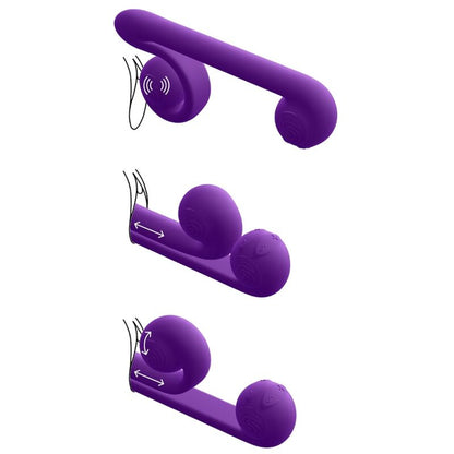 SNAIL VIBE MULTIACTION VIBRATOR PURPLE