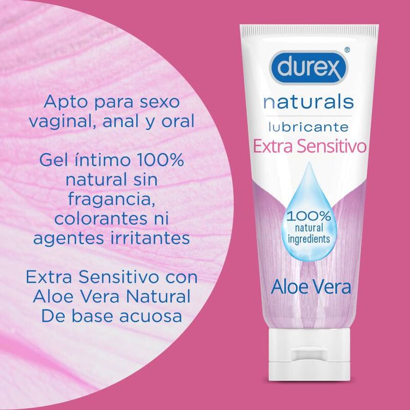 DUREX NATURALS LUBRIFICANTE EXTRA SENSiVEL 100 ML