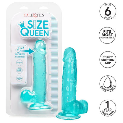 CALEX SIZE QUEEN DILDO AZUL 153 CM