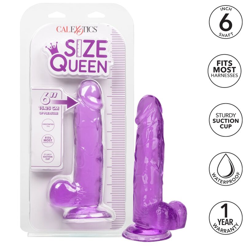 CALEX SIZE QUEEN DILDO ROXO 153 CM