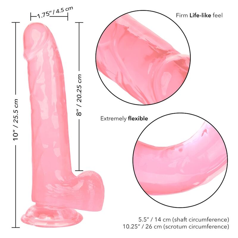 CALEX SIZE QUEEN DILDO ROSA 203 CM