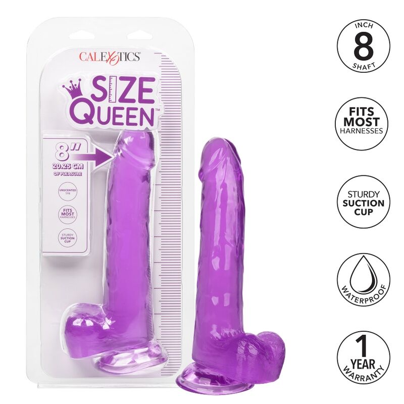 CALEX SIZE QUEEN DILDO ROXO 203 CM