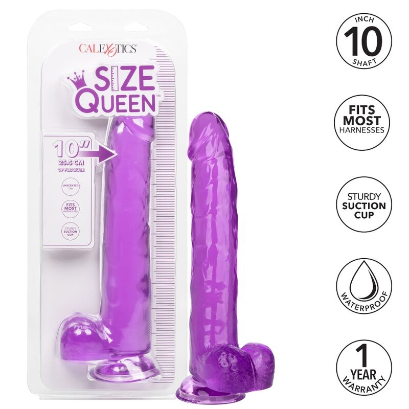 CALEX SIZE QUEEN DILDO ROXO 255 CM