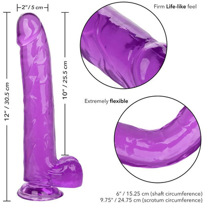 CALEX SIZE QUEEN DILDO ROXO 255 CM