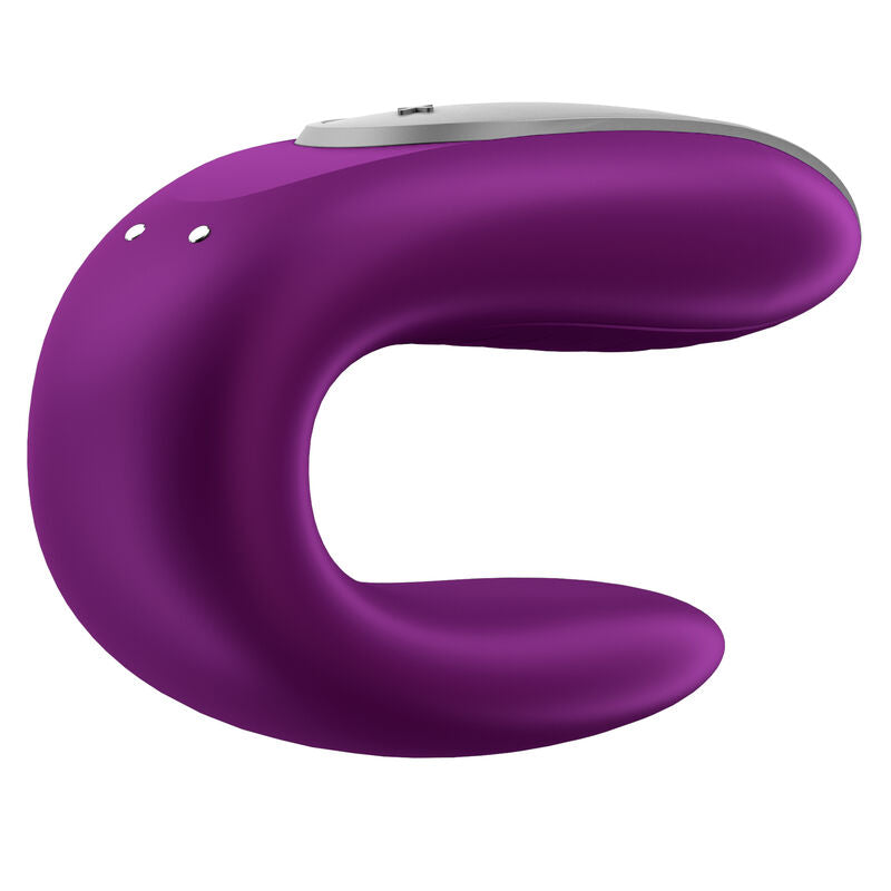 SATISFYER DOUBLE FUN PARTNER VIBRATOR ROXO