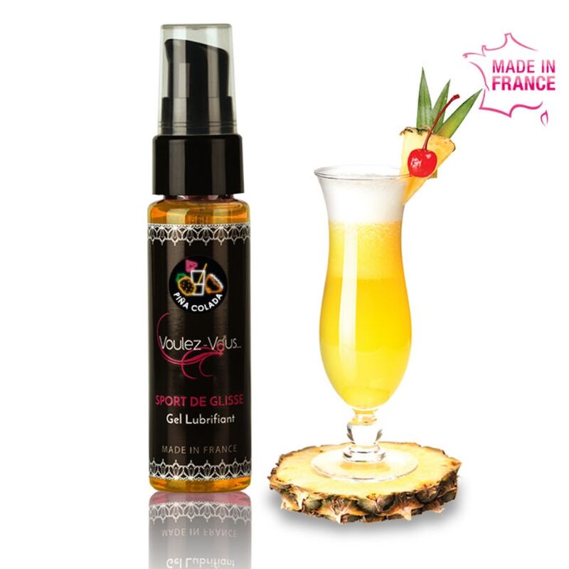 VOULEZ VOUS GEL LUBRICANTE BASE AGUA PIyA COLADA 35 ML