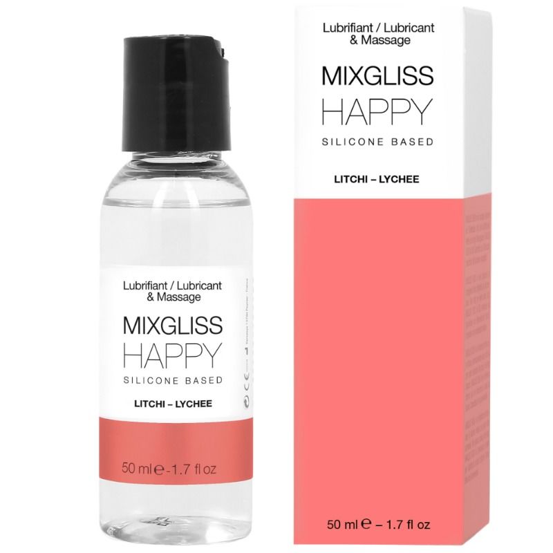 MIXGLIS HAPPY SILICONE LUBRIFICANTE LITCHI 50 ML