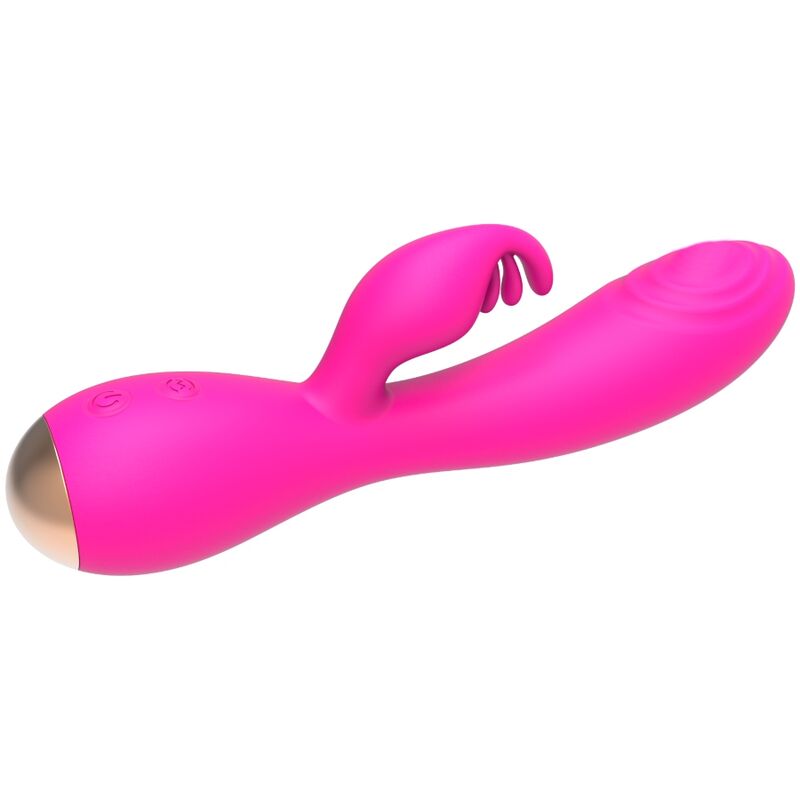 CABEyAS ESTIMULANTES TRIPLAS COM VIBRADOR DE COELHO MAGIC STICK NALONE ROSA