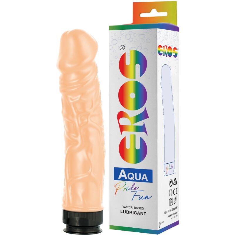 PRIDE EROS AQUA LGBT PRIDE DILDO E LUBRIFICANTE a BASE DE aGUA