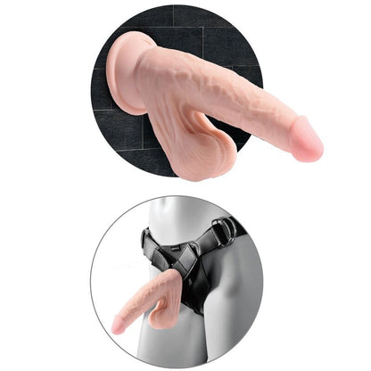 KING COCK PLUS 3D COCK Swing Balls 245 CM PELE LEVE