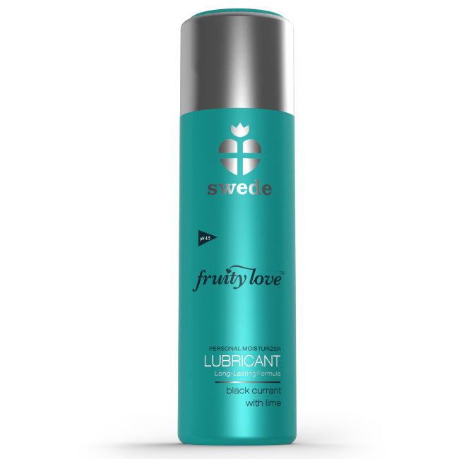 SWEDE FRUITY LOVE LUBRIFICANTE GROSELHA PRETA LIMaO 100 ML