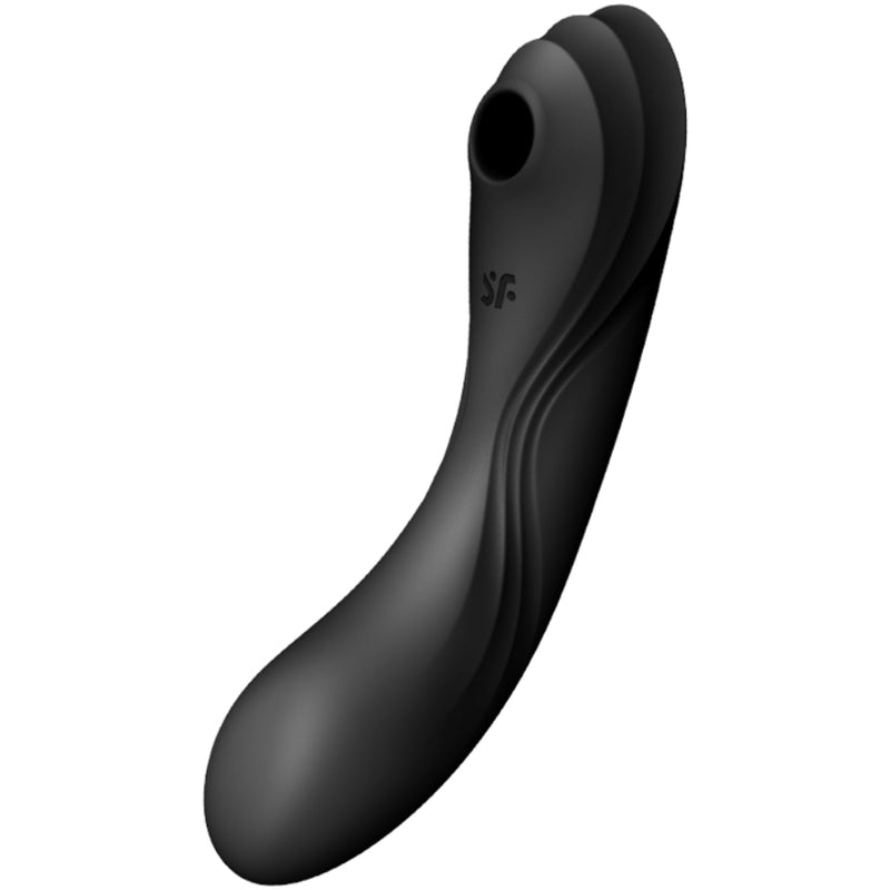 SATISFYER CURVY TRINITY 4 ESTIMULADOR Y VIBRADOR NEGRO