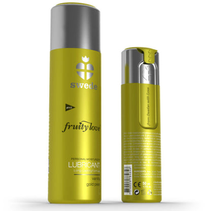 SWEDE FRUITY LOVE LUBRIFICANTE BAUNILHA OURO PeRA 100 ML