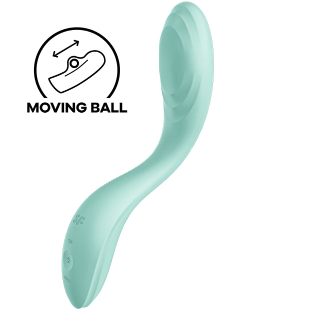 SATISFYER RRROLLING PLEASURE VIBRADOR PUNTO G VERDE