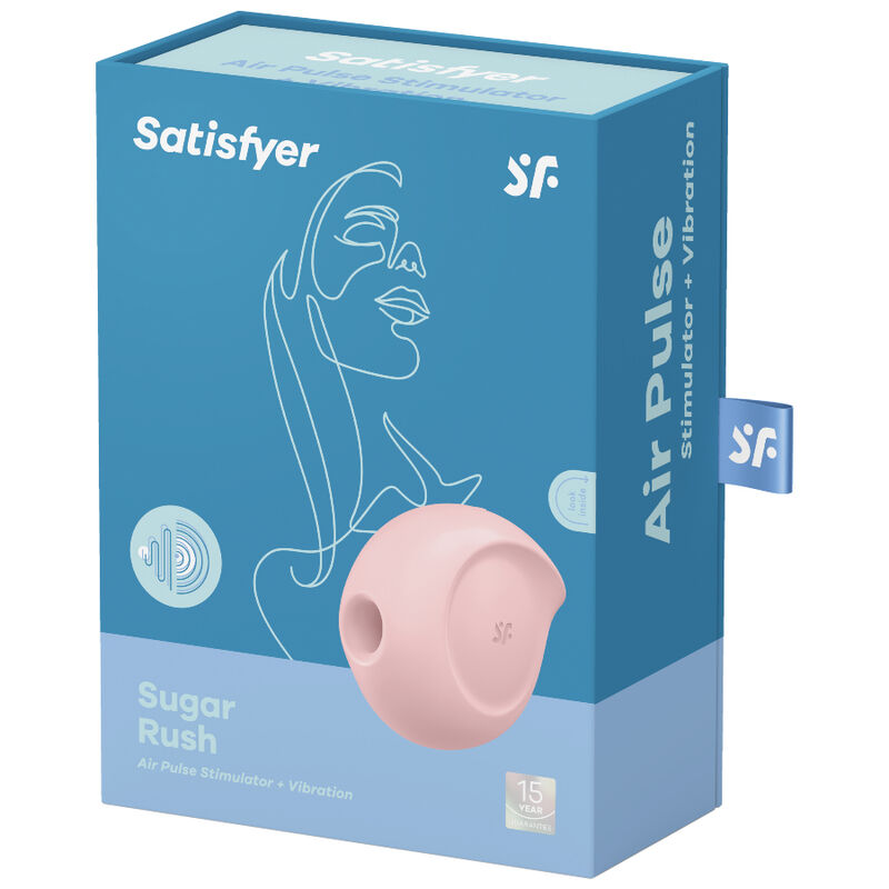 SATISFYER SUGAR RUSH ESTIMULADOR Y VIBRADOR ROSA