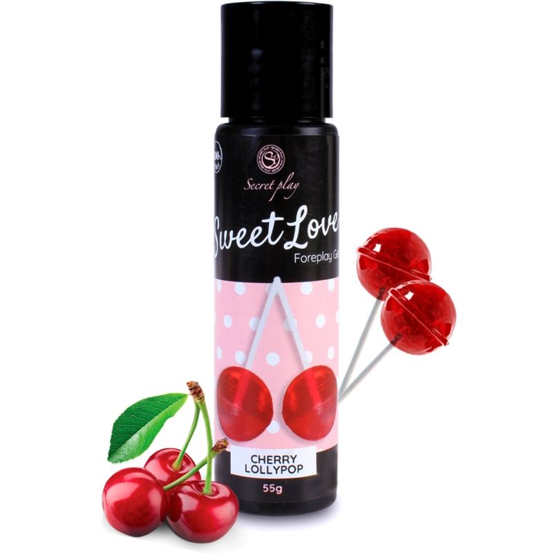 GEL SECRETPLAY CHERRY LOLLIPOP DOCE AMOR 60 ML